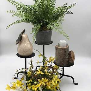 เชิงเทียนโลหะแบบอินเดียสำหรับตกแต่งเทศกาลงานฝีมือแบบดิวาลีดีไซน์ใหม่ - Product Image 2