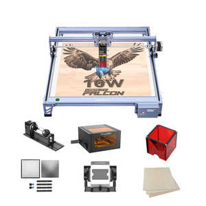 Grabador y Cortador Láser Falcon 10W CR-Laser, Kit de Prueba Gratuito, Tipo Gantry de Alta Precisión para Madera, Acrílico, Metal, Plástico, Goma, Compatible con IA - Product Image 5