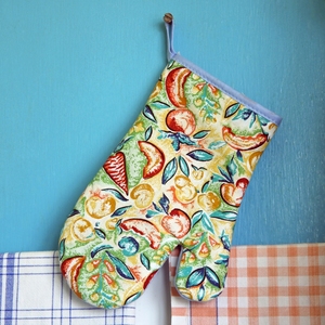 Estampado de flores multicolor Buena calidad El mejor guante de horno para horno Guante de horno directo en proveedor indio - Product Image 5