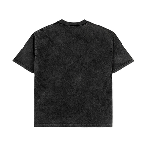 T-shirt blanc délavé unisexe-Épaule tombante surdimensionnée, T-shirt en coton pré-rétréci pour hommes - Product Image 6