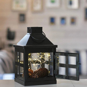 Elegant <b>Lantern</b>: a Soft Glow for Any Space Vintage-Inspired <b>Lantern</b> with Timeless Charm - Product Image 2