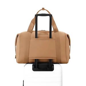 กระเป๋าเดินทางแบบดัฟเฟิลคุณภาพสูง หรูหรา สไตล์ลำลอง เป็นมิตรกับสิ่งแวดล้อม ความจุขนาดใหญ่ กันน้ำ ทำจากหนังวัวแท้ ทนทาน เหมาะสำหรับเดินทางค้างคืน ออกกำลังกาย - Product Image 6