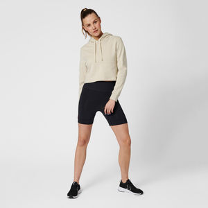 Sudaderas Casuales de Algodón Tejido Personalizadas para Mujer, Diseño Original de Alta Calidad, Top Corto Sexy de Moda con Capucha, Estilo Deportivo para Invierno - Product Image 6