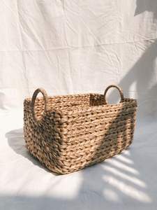 Excellent Quality Top Grade Grass Storage <b>Basket</b> Water Hyacinth <b>Woven</b> <b>Baskets</b> From 99 Gold Data Vietnam - Product Image 4