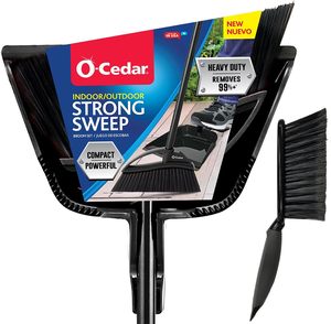 Ensemble balai et pelle O-Cedar Strong Sweep avec brosse de précision - Product Image 1