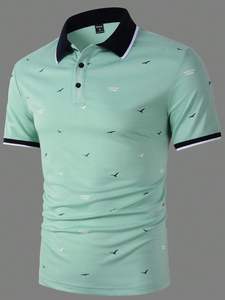 2024 nouveauté hommes Vintage Polo T-Shirts 100% coton doux Premium nouvelle mode pour hommes - Product Image 3