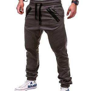 Pantalones Cargo para hombre de último diseño, ropa de calle informal con logotipo personalizado, pantalones transpirables deportivos lisos de punto de verano con bolsillos - Product Image 5