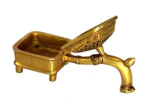 luxury Design Brass <b>Incense</b> <b>Burner</b> <b>holder</b> manufacturer for Home Decor Accessories Top Selling Bakhoor <b>Burner</b> - Product Image 3