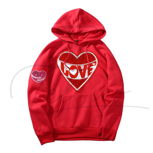 Sudadera con Capucha Bordada y Forro para Mujer, Diseño de Última Moda, la Más Vendida, Formal, Cómoda, para el Día de San Valentín - Product Image 1