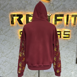Haute qualité prix raisonnable le plus demandé sweat à capuche zippé bouffée imprimé fabriqué en usine prix bon marché sweats à capuche hommes sweats à capuche pour hommes - Product Image 3