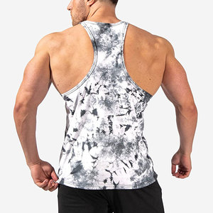 Vente en gros 100% coton Débardeur de fitness pour homme Débardeur respirant évacuant l'humidité pour la course à pied Logo personnalisé - Product Image 3