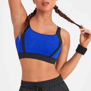 Sujetador deportivo de entrenamiento de alto impacto para mujer Entrenamiento físico Soporte ajustable Logotipo personalizado y diseño sin costuras - Product Image 2