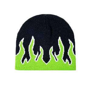 Autumn Winter Jacquard Knitted <b>Cap</b> Cross-Border Trendy <b>Personalised</b> Ready-Made Beanie Warm Hip-Hop Casual Style for Men - Product Image 3