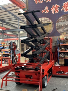 अली 20 फीट 30 फीट 40 फीट छोटी पूर्ण इलेक्ट्रिक हाइड्रोलिक कैंची लिफ्ट - Product Image 5