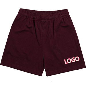 2024 Custom Logo Men'S Quick-Drying 5 Inch Inseam Double Layers <b>String</b> Mens Plain Basketball Gym Shorts Men Blank Mesh Shorts - Product Image 4