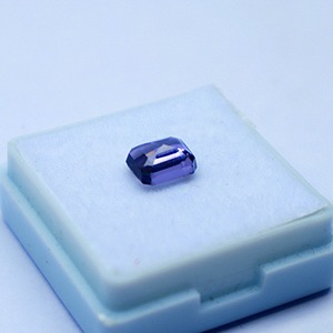 Piedra preciosa de espinela azul Natural de alta calidad 5x7mm corte esmeralda pulido suelto para la fabricación de joyas - Product Image 4