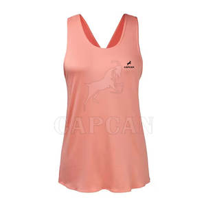 Femmes dernier Style couleur unie été entraînement débardeur respirant coton bambou Fiber décontracté Fitness tricoté vêtements en vente - Product Image 2