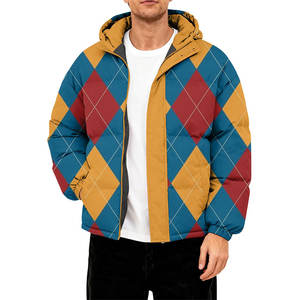 Vestes matelassées chaudes pour hommes, vestes d'hiver épaisses en duvet pour hommes, manteaux pour la saison hivernale, mode masculine - Product Image 1