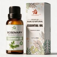 Huile Essentielle de Romarin Premium Marque Blanche 30ml Extrait Végétal Pur Naturel pour Soins Capillaires, Massage et Soins de la Peau