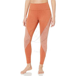 Legging de haute qualité pour femmes imprimé au design unique et pantalon en spandex solide taille XL en stock - Product Image 1