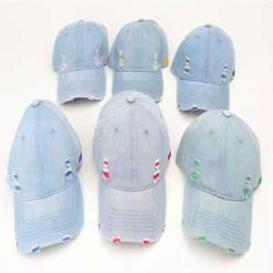 Casquette de baseball de haute qualité avec logo personnalisé OEM Casquette vierge non structurée ajustable - Product Image 1