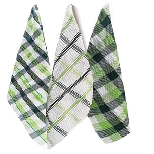Serviettes de cuisine gaufrées 100 % coton/lin écologiques, impression numérique, 210 GSM, 40x60cm, personnalisables – Nouveauté 2022, Offre Spéciale - Product Image 1