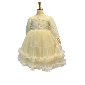 ชุดเดรสสำหรับเด็กผู้หญิงชุดเดรสยาวผ้าลูกไม้แต่งลูกไม้สำหรับเด็กผู้หญิงชุดเดรสเจ้าหญิงแบบทางการสำหรับใส่ไปงานประกวดสำหรับเด็กวัยรุ่น - Product Image 1