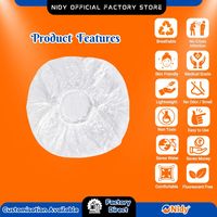 Couvre-aliments jetables NIDY en PP léger |   Plateau repas hygiénique et imperméable personnalisable avec logo pour usage domestique et soins à domicile
