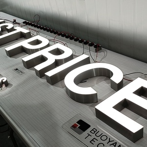 Hot Sale 3d Letter Led Shop Acrylic Sign for Store Business Logo Metal Channel Letter Advertising Sign Board - Product Image 1
