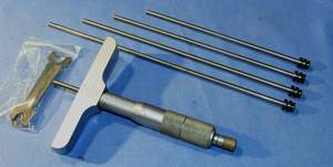 Manual <b>Tread</b> <b>Depth</b> Measuring <b>Gauge</b> <b>Depth</b> <b>Gauge</b> Digital Indicator Wide Base <b>Gauge</b> Measuring - Product Image 4