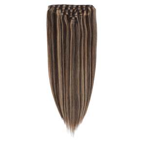 คลิปต่อผมแท้แบบเรมี่ 17 นิ้ว สีน้ำตาลเข้มผสมสีบลอนด์ธรรมชาติ - Product Image 5