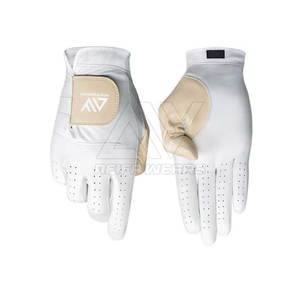 Guantes de Golf de Cuero Genuino de Alta Calidad con Logotipo Personalizado, Diseño Moderno para Adultos, Talla Grande, Mano Derecha, Ligeros y Antideslizantes - Product Image 2