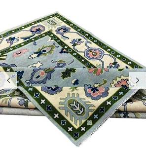 Alfombra de lana Oushak de alta calidad Vintage 8x10 Green Revolution, juego de Alfombras anudadas a mano, hermosa alfombra, sala de estar, baño, hogar - Product Image 5