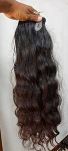 26 "มัดผมหยักศกธรรมชาติสีธรรมชาติ - Product Image 3