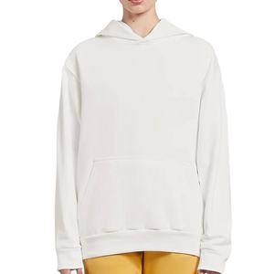 Hip Hop 82% algodón pulóver de gran tamaño al por mayor mujeres hombres logotipo personalizado impresión sudaderas con capucha OEM algodón pulóver manga larga sudaderas con capucha - Product Image 1