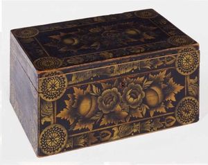 Boîte à bijoux de luxe, grande boîte rectangulaire pour cosmétiques, grande capacité, insert en cuivre antique, boîte à bijoux haut de gamme avec couvercle - Product Image 2