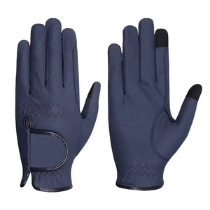Gants d'équitation d'hiver à prix raisonnable, nouvelle arrivée, gants à boucle et crochet, gants en cuir légers à doigts entiers - Product Image 4