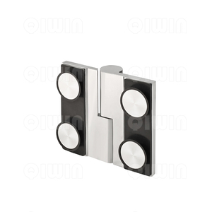 Bagno di 180 gradi alzante doccia cerniera morsetto di vetro risparmio di spazio pieghevole in vetro con facile installazione <span class=keywords><strong>a</strong></span> vite svasata - Product Image 5