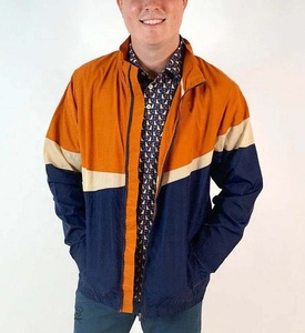 Chaqueta cortavientos informal para exteriores para hombre, ropa deportiva ajustada con cremallera personalizada de calidad superior, chaqueta Anorak ligera de talla grande - Product Image 3