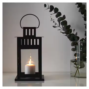Lovely Handcrafted Lanterns 2025 Diseño moderno clásico con acabado negro con recubrimiento en polvo, perfecto para salas de estar y dormitorios - Product Image 1