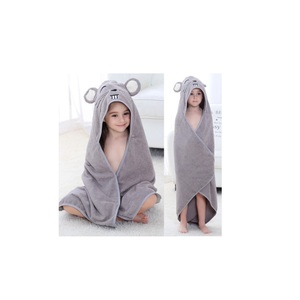 OEM lindo niños con capucha conejo unicornio toalla Ultra suave algodón orgánico de punto productos de baño para recién nacidos - Product Image 4