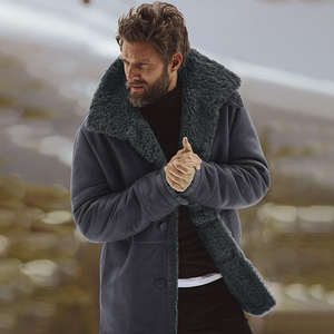 Winter Collection <b>Men</b> <b>Fur</b> Leather <b>Jacket</b> With Soft Lining Modern Fit Stylish Outerwear Perfect <b>For</b> Street Fashion winter <b>jacket</b> - Product Image 3