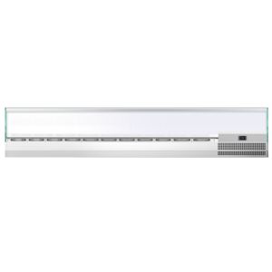 Plan de travail réfrigéré / Unité de préparation réfrigérée PREMIUM PLUS - 2300x413mm - 10x GN 1/3 - Product Image 5