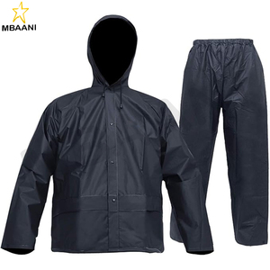 Combinaison de pluie pour homme, imperméable, vêtements de travail, veste et pantalon de pluie ultra-légers, vêtements de pluie - Product Image 4