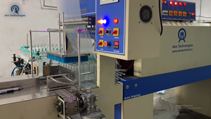 Aim Technologies Semi-Automatic Wrapping Machine Electric PLC Driven PET Strap 220V High Productivity Machinery - Product Image 2