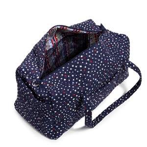 Bolsa de viaje grande unisex personalizada de cuero genuino OEM bolsa de lona acolchada disponible en stock - Product Image 6