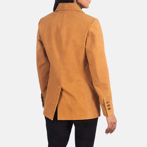 Blazer en nubuck pour femme Norma Brown - Product Image 5