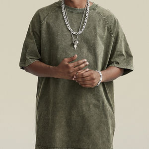 Novedad 2025, Logotipo Personalizado, Corte Regular, Lavado Ácido, Tejido Cómodo Vintage, Secado Rápido, Ecológico, 100% Algodón - Product Image 3