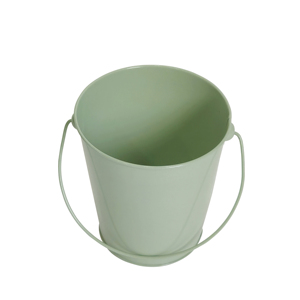 Jardinera Diseños lisos galvanizados con mango Maceta para decoración interior y exterior Regalo trascendental Opción multicolor - Product Image 2