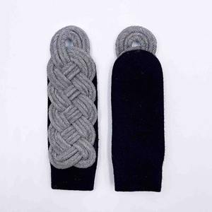 Trabajo manual Lingote Alambre Trenza Epaulet Uniforme Cording Epaulette Hombros Blazer espalda Disfraz Ropa Accesorios - Product Image 1